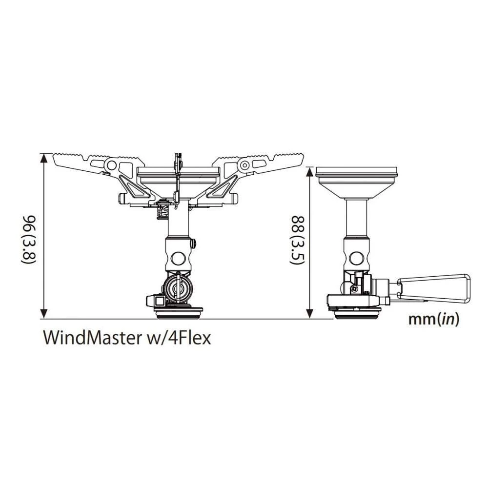 SOTO Windmaster Stove With Micro Regulator & 4Flex 7 SOTO Windmaster Stove With Micro Regulator & 4Flex - Image 7