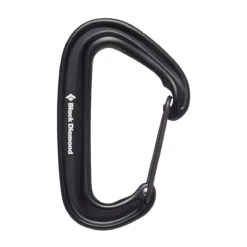 Black Diamond MiniWire -Petzl Shop 210235 0002 MINIWIRECARABINER BLACK