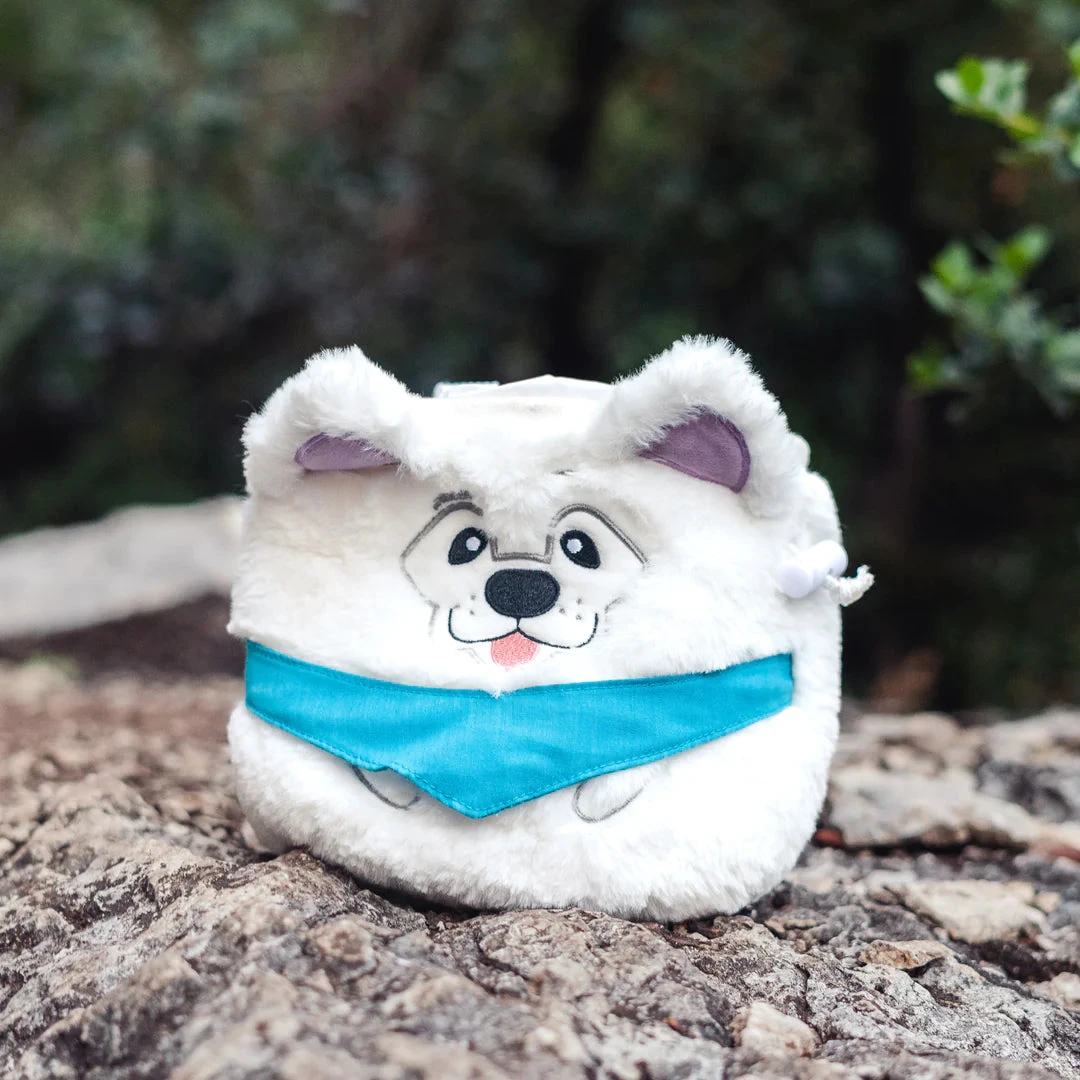YY Vertical YY Samoyed Dog Chalk Bag 3 YY Vertical YY Samoyed Dog Chalk Bag - Image 3
