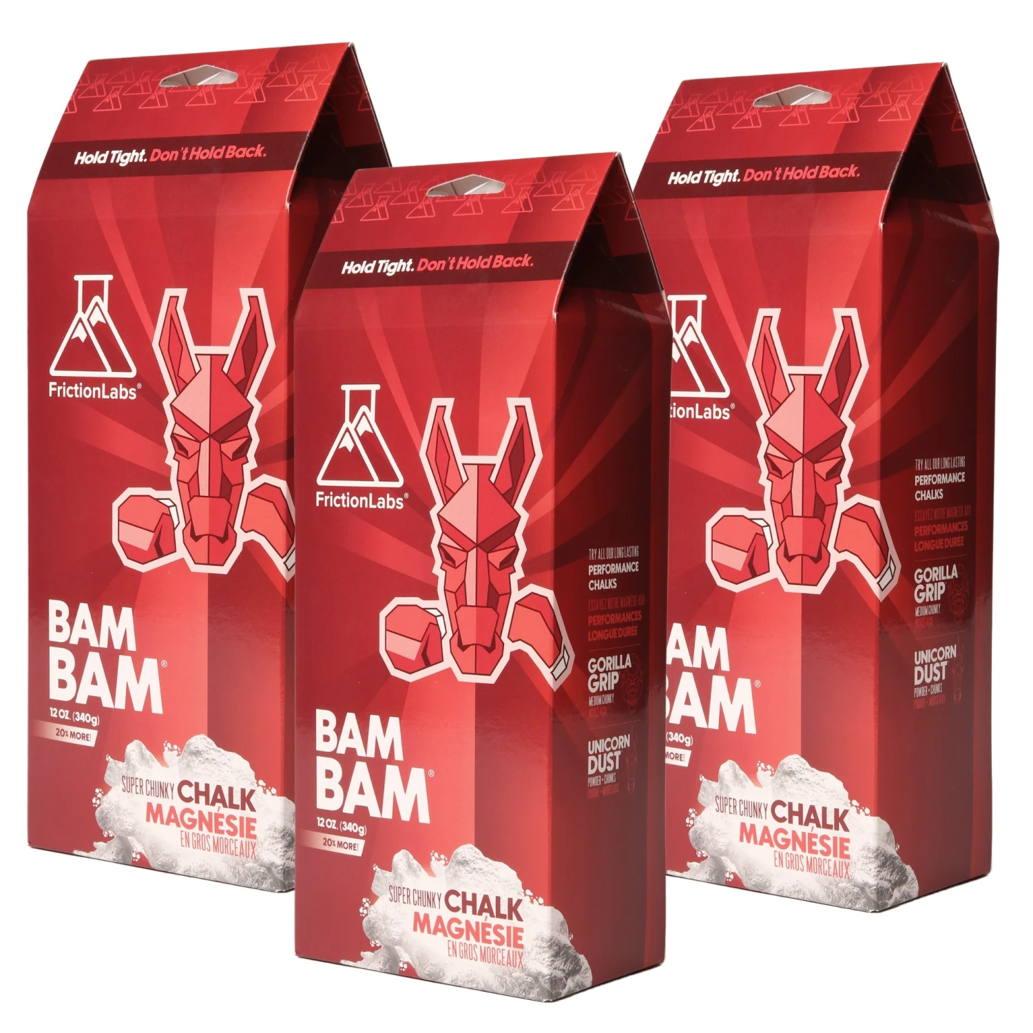 FrictionLabs Chalk 12oz (3-Pack) 2 FrictionLabs Chalk 12oz (3-Pack) - Image 2