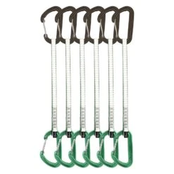 DMM Spectre Quickdraw Packs 10 DMM Spectre Quickdraw Packs -Petzl Shop DMM Spectre Quickdraw Pack Green 25cm