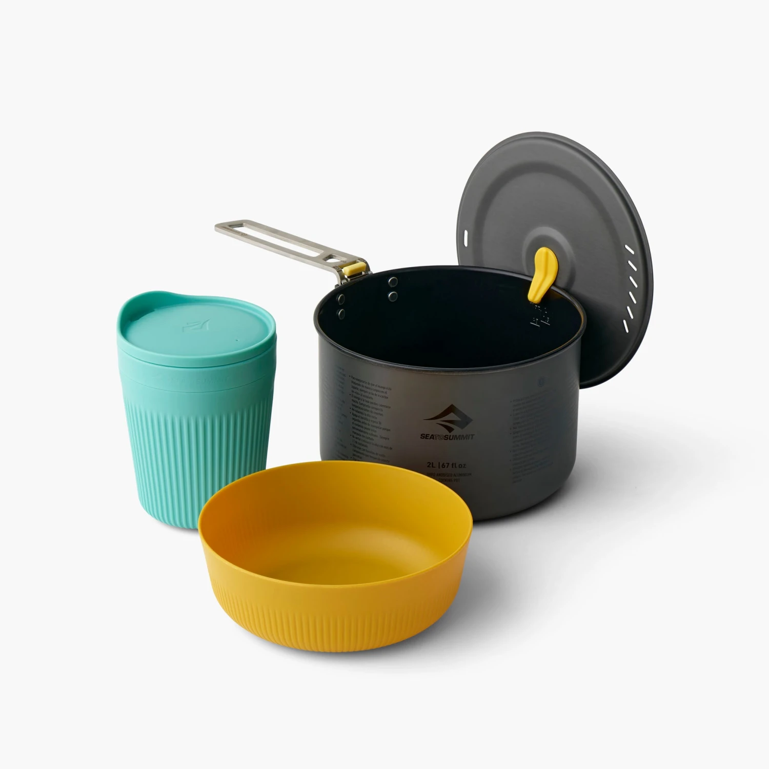 Sea To Summit Frontier Ultralight One Pot Cook Set (1 Person, Medium 3 Piece) 1 Sea To Summit Frontier Ultralight One Pot Cook Set (1 Person, Medium 3 Piece)