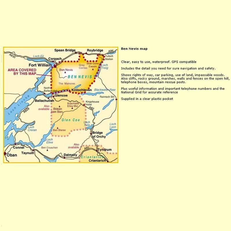 Harvey Maps Ben Nevis 2 Harvey Maps Ben Nevis - Image 2