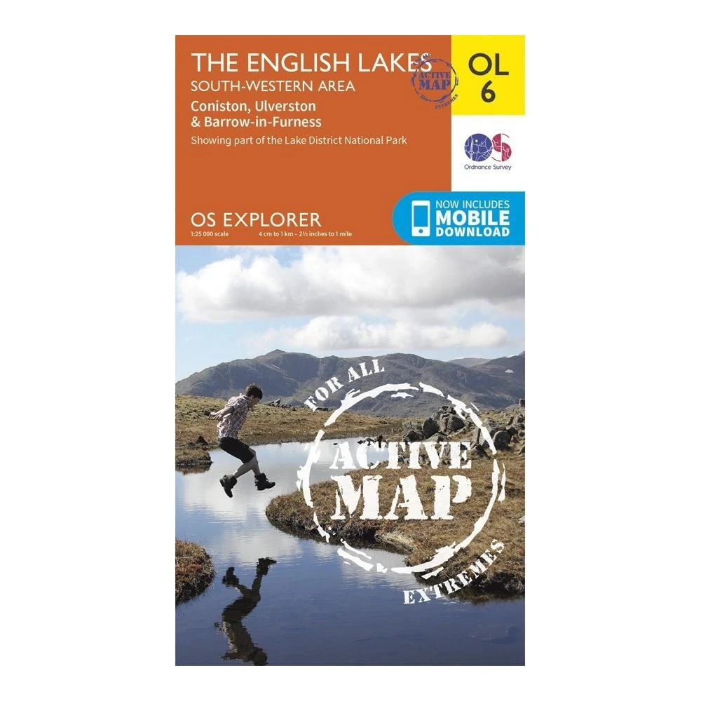 The English Lake District SW Area - OS Explorer Map OL6 Active 1 The English Lake District SW Area - OS Explorer Map OL6 Active