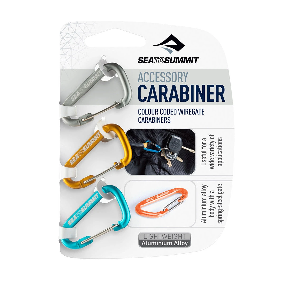 Sea To Summit Accessory Carabiner 3-Pack 1 Sea To Summit Accessory Carabiner 3-Pack