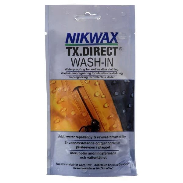 Nikwax TX Direct Wash-In 100ml Sachet 1 Nikwax TX Direct Wash-In 100ml Sachet