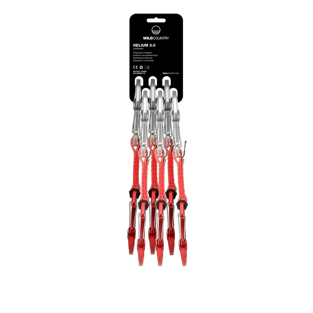 Wild Country Helium 3.0 Quickdraw 10cm 6-Pack 2 Wild Country Helium 3.0 Quickdraw 10cm 6-Pack - Image 2