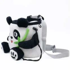YY Vertical YY Panda Chalk Bag -Petzl Shop yy panda chalk bag side view